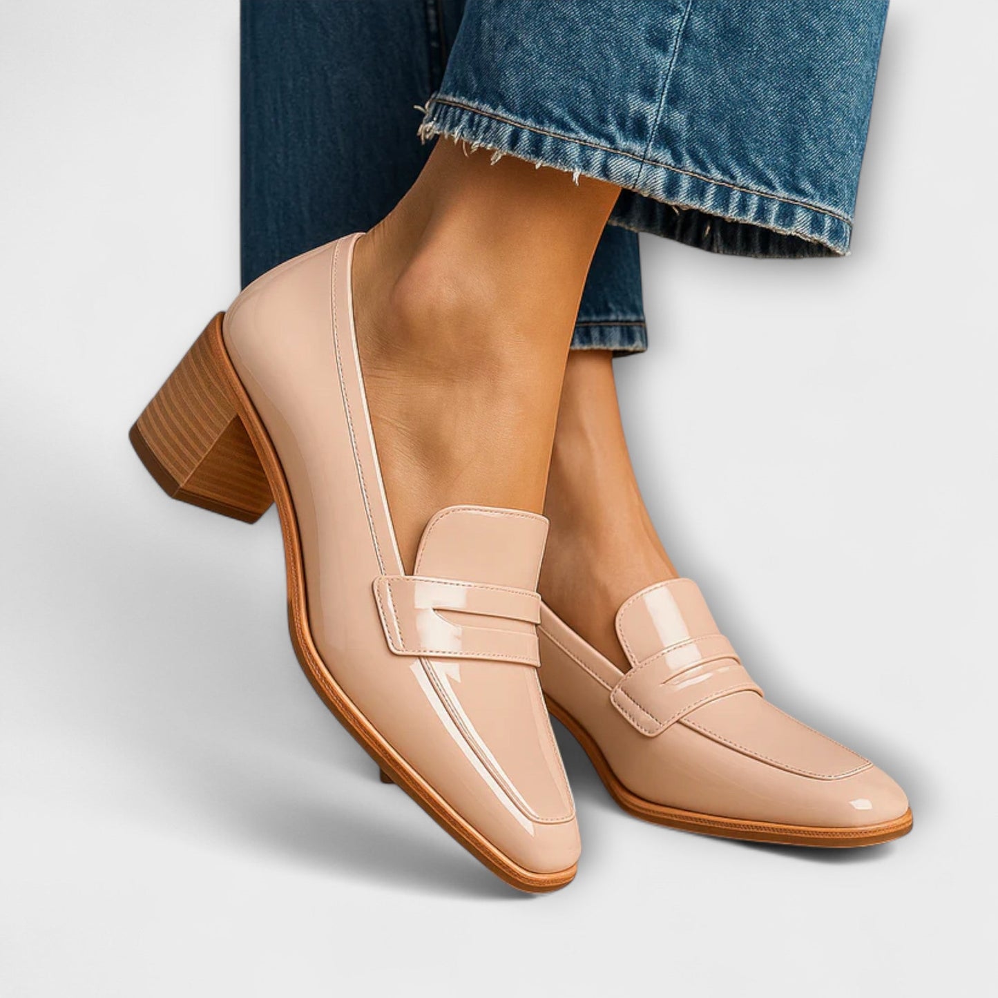 Elaine - Shiny Loafers