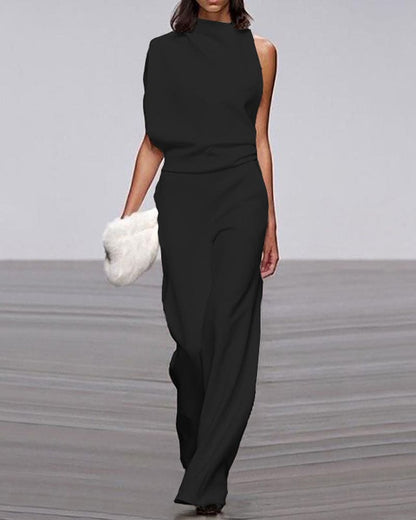 Marian - Elegant Women's Sleeveless Jumpsuit