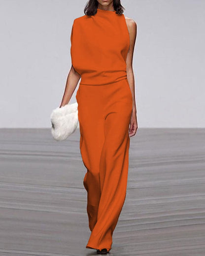 Marian - Elegant Women's Sleeveless Jumpsuit