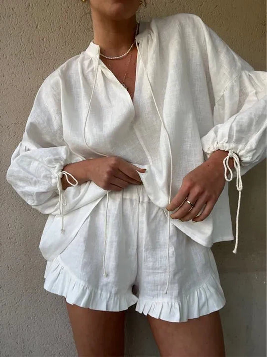 Carmen - Serene Ruffle Lounge Set