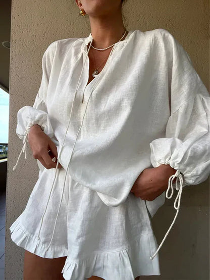 Carmen - Serene Ruffle Lounge Set