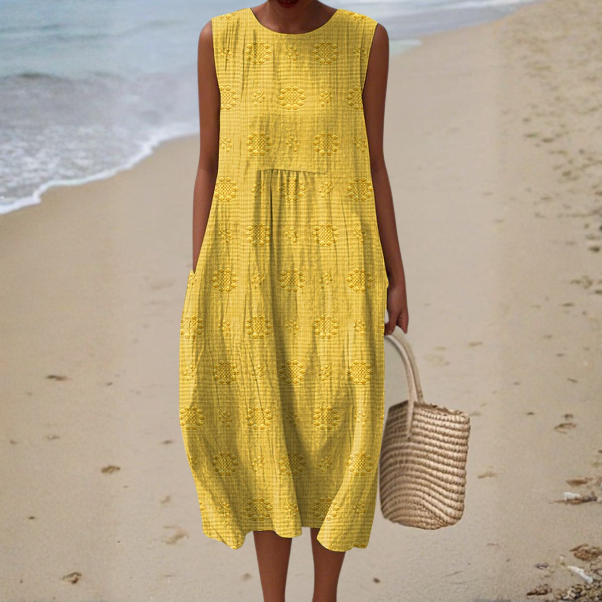 Camillea™ | Sleeveless Dress With Pockets