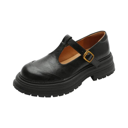 Mary Janes - Elegant Leather Shoe