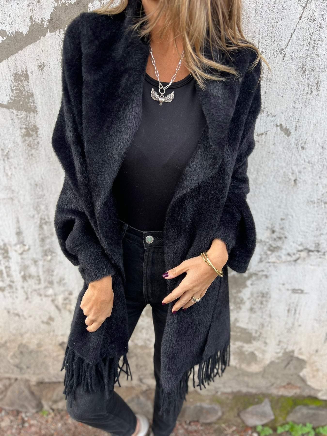 Nora™ | Elegant Fringe Cardigan