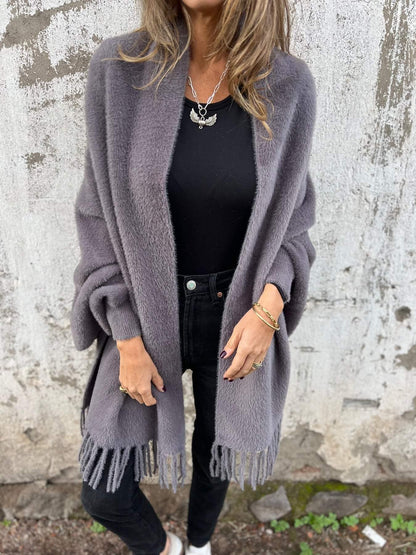 Nora™ | Elegant Fringe Cardigan